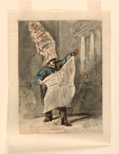 La Presse, Basın by Constantin Guys