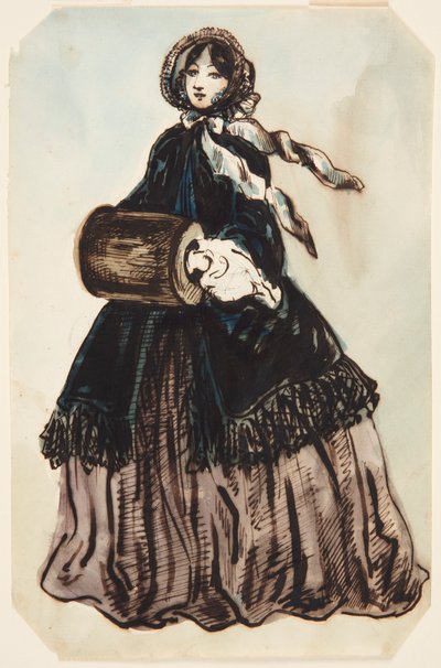 Şallı Bayan by Constantin Guys