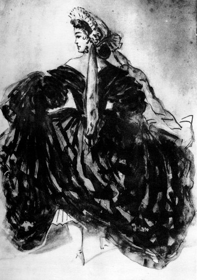 Bir Kadının İncelenmesi, 19. yüzyıl, 1930. by Constantin Guys