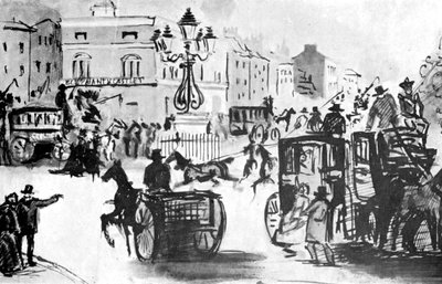 Fil ve Kale, 19. yüzyıl, 1930. by Constantin Guys