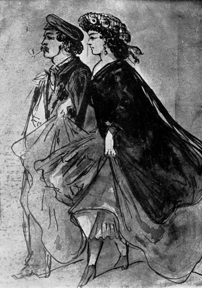 Boru, 19. yüzyıl, 1930. by Constantin Guys