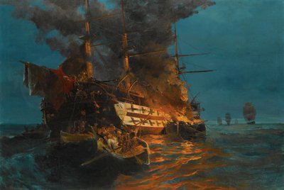 Yunan Bağımsızlık Savaşı (veya Yunan Devrimi) by Constantin Volanakis