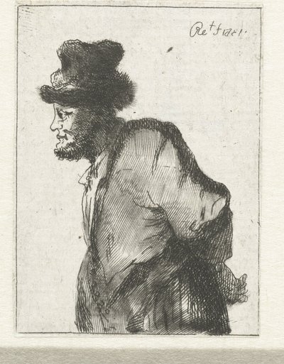 Elleri arkasından köylü by Constantino Cumano (possibly)