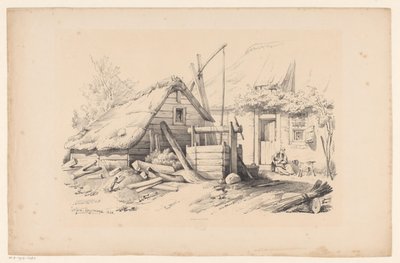 Kuyu ile çiftlik Manzara (dizi adı) by Constantinus Cornelis Huysmans