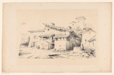 Evler ve Kule Manzara (dizi adı) by Constantinus Cornelis Huysmans