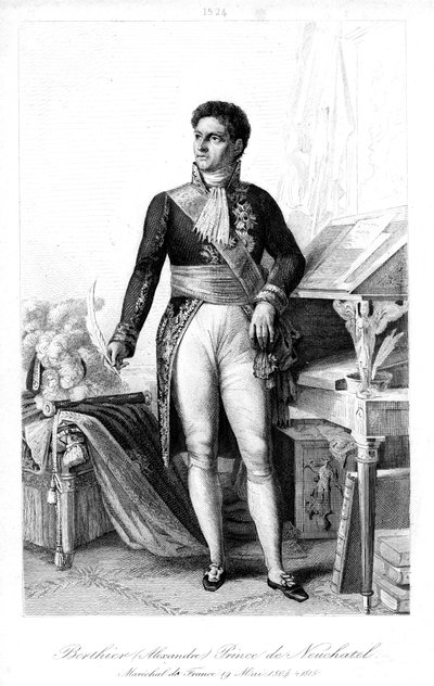 Louis Alexandre Berthier 1753-1815, Fransa Mareşali, 1839. by Contenau