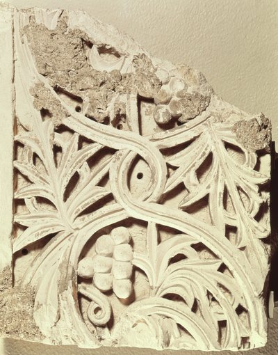 Apa Jeremias manastırından bir friz parçası, Sakkara (kireçtaşı) by Coptic Coptic