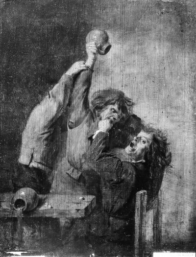Kavga. by Copy after Adriaen Brouwer