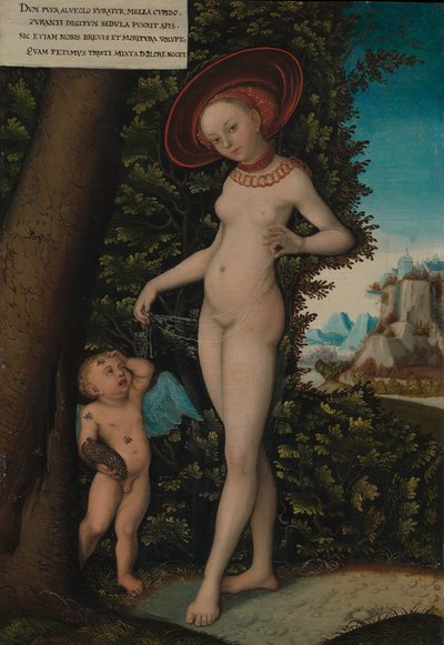Bal Hırsızı Aşk Tanrısı ile Venüs, yaklaşık. 1580-1620. by Copy after Lucas Cranach the Elder