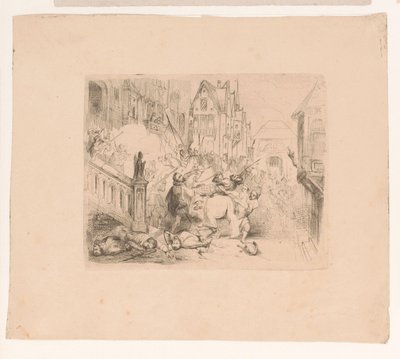 Frans Hercules van Anjou Antwerp'ten sınır dışı edildi by Corneille Seghers