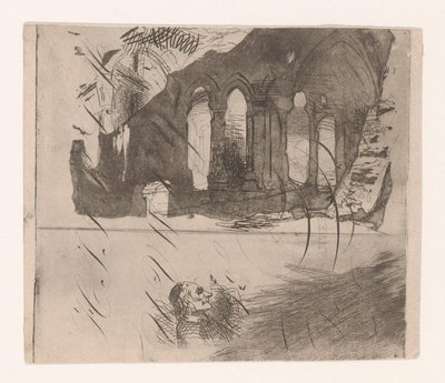 Bir manastırın kalıntıları by Corneille Seghers