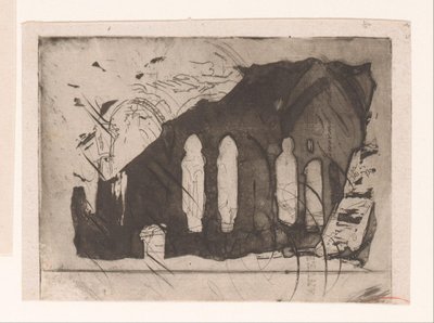 Bir manastırın kalıntıları by Corneille Seghers