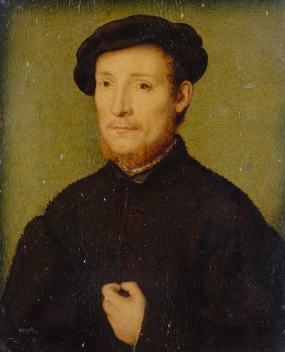 Eli Göğsünde Bir Adamın Portresi, 1540-45. by Corneille de Lyon
