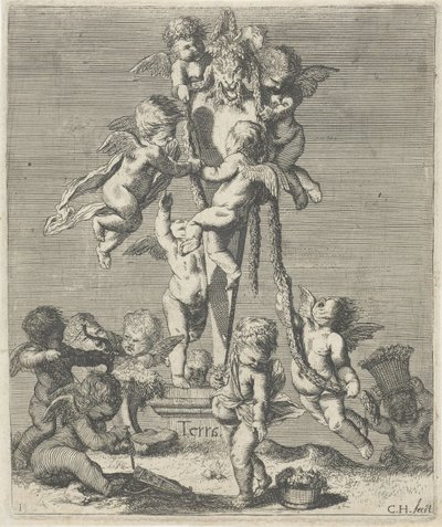 Toprak Terra (nesne üzerindeki başlık) Dört Element (dizi adı) by Cornelis A. Hellemans