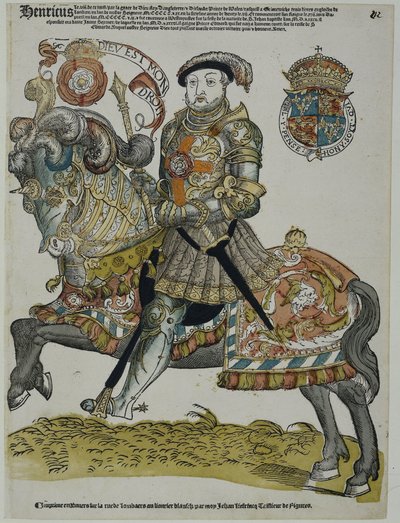 İngiltere Kralı VIII. Henry'nin Portresi by Cornelis Anthonisz. (manner of)
