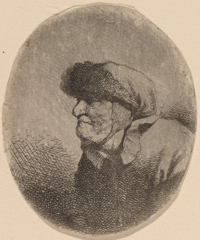 Yaşlı Bir Kadının Büstü by Cornelis Pietersz Bega
