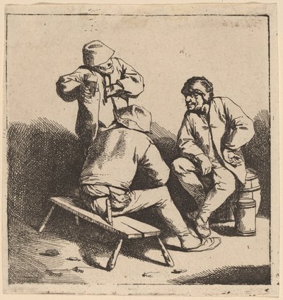 Üç İçen by Cornelis Pietersz Bega