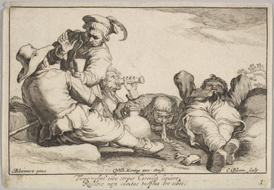Mesleğin Zevkleri. by Cornelis Bloemaert