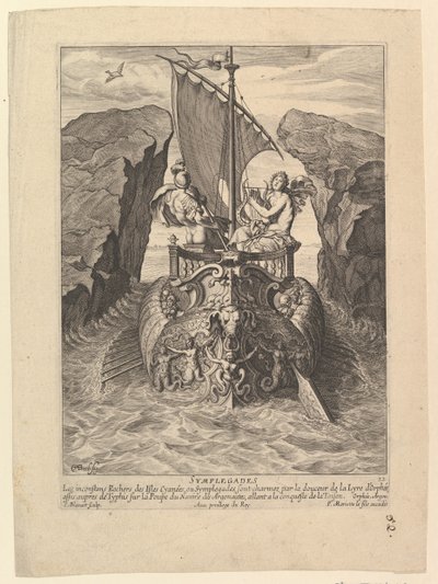 Simplegades, 17. yüzyıl. by Cornelis Bloemaert