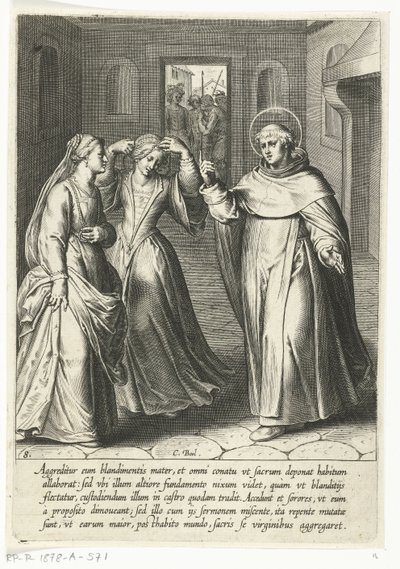 Thomas kız kardeşini dönüştürüyor Aziz Thomas Aquinas