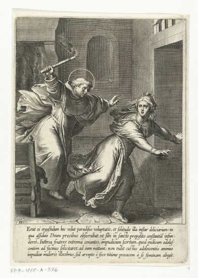 Thomas ayartmayı kovalar Aziz Thomas Aquinas