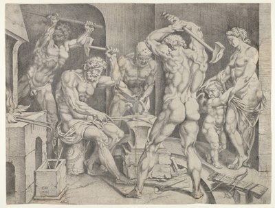 Vulkan Demirhanesi, 1546. by Cornelis Bos