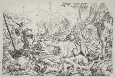 Yüzsüz yılan ve ateşli yılanların belası by Cornelis Bos