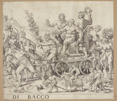 Bacchus'un zaferi by Cornelis Bos