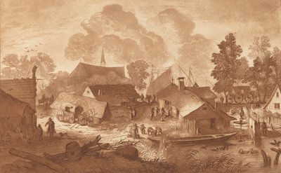 Göletli Köy, c. 1782. by Cornelis Brouwer