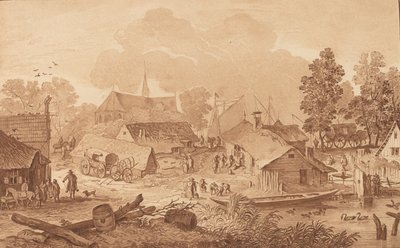 Göletli Köy, c. 1782. by Cornelis Brouwer