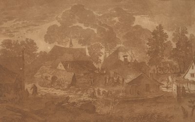 Göletli Köy, c. 1782. by Cornelis Brouwer