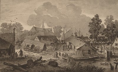 Göletli Köy, c. 1782. by Cornelis Brouwer