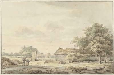 Çiftlikler ile manzara by Cornelis Buys