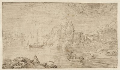 Nehir manzarası by Cornelis Claesz van Wieringen (attributed to)