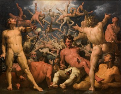Titanların Düşüşü (Titanomachia), 1588-90 by Cornelis Cornelisz van Haarlem
