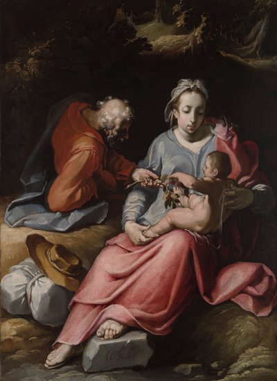 Kutsal Aile by Cornelis Cornelisz. van Haarlem
