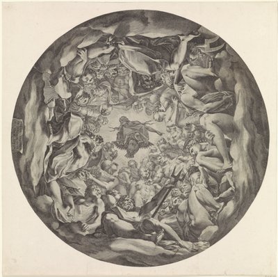 Tanrıların Olympus'ta Toplanması by Cornelis Cort