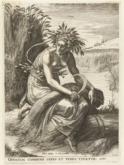 Ceres Tanrıçalar ve Periler (dizi adı) by Cornelis Cort