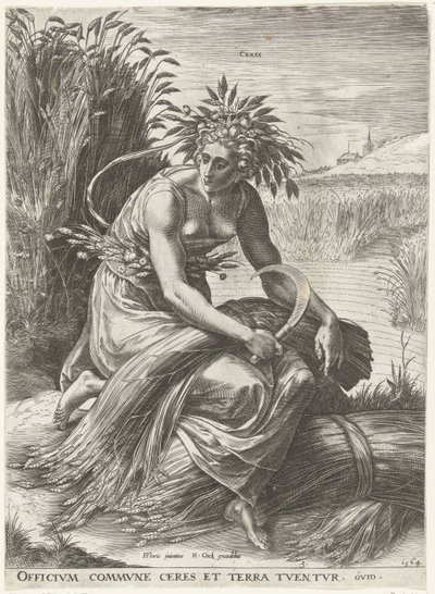 Ceres Tanrıçalar ve Periler (dizi adı) by Cornelis Cort