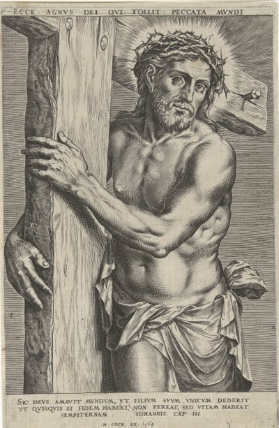 Hüzünlerin Adamı Olarak İsa by Cornelis Cort