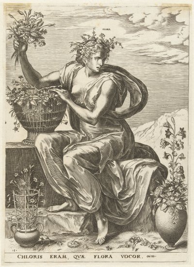 bitki örtüsü Tanrıçalar ve Periler (dizi adı) by Cornelis Cort