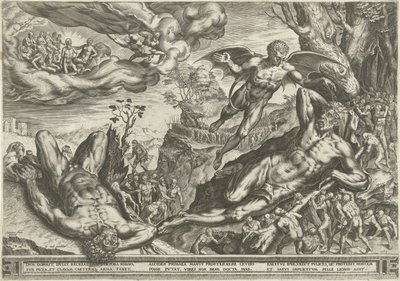 Herkül ve Pigmeler by Cornelis Cort