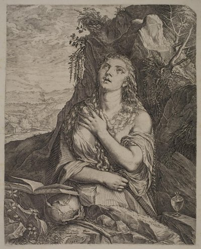 Tövbekar St. Mary Magdalene by Cornelis Cort