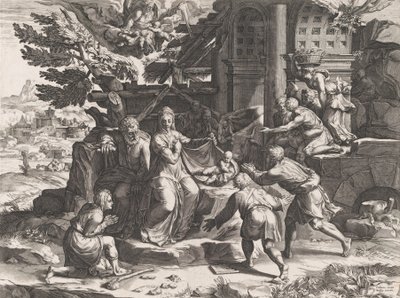 Çobanların Tapınması, 1569. by Cornelis Cort