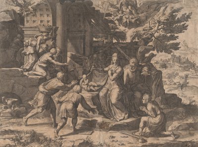 Çobanların Tapınması, 1569., 1569. by Cornelis Cort