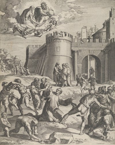 Aziz Stephen Şehitliği, 1576. by Cornelis Cort