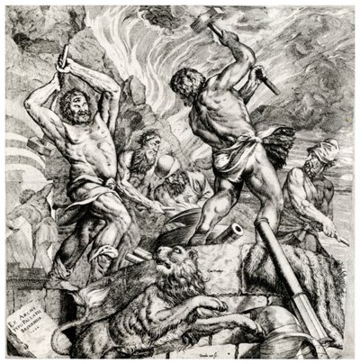 Vulcans Forge, 16. yüzyıl, 1937 by Cornelis Cort