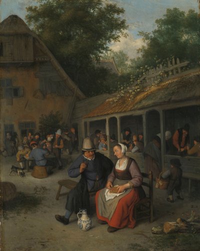 Country Inn by Cornelis Dusart