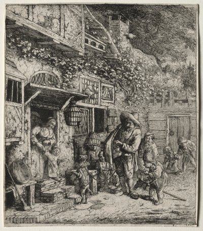 Dans Eden Köpek. by Cornelis Dusart