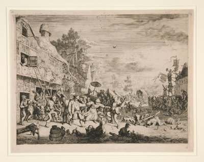 Köy Fuarı by Cornelis Dusart